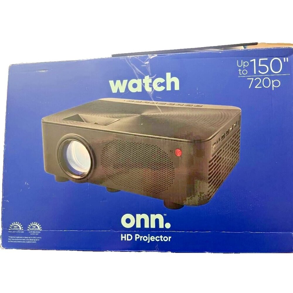 ONN 720P HD Home Theater Projector Black